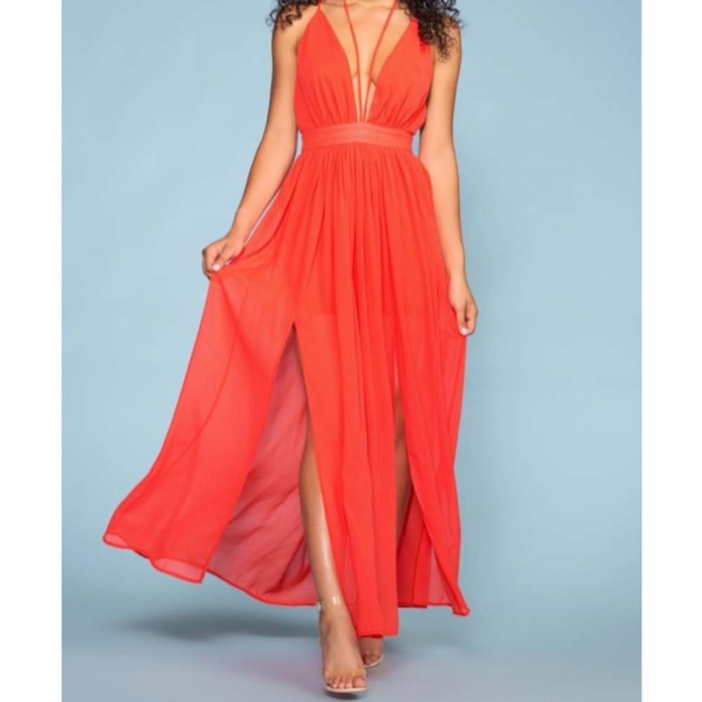 Red Maxi Dress